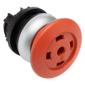 Eaton RMQ Titan Series Red Momentary Mushroom Push Button Head, 22 mm Cutout, IP67 Protection 216731 M22-DP-R-X
