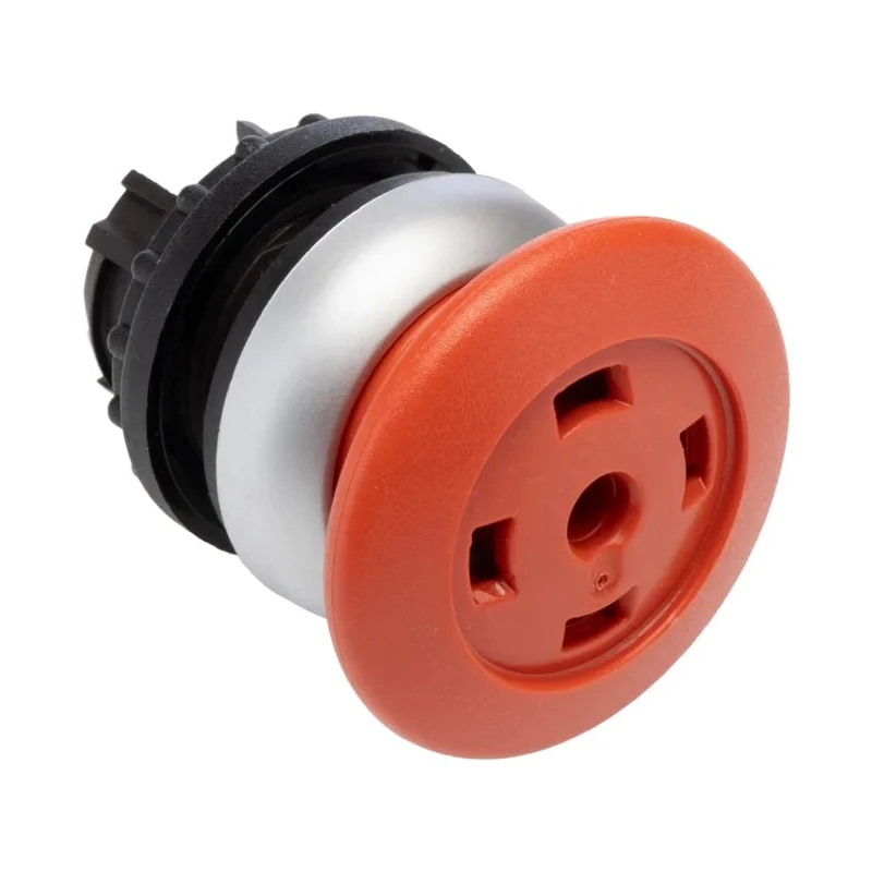 Eaton RMQ Titan Series Red Momentary Mushroom Push Button Head, 22 mm Cutout, IP67 Protection 216731 M22-DP-R-X