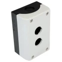 Eaton Grey Plastic RMQ Titan M22 Push Button Enclosure 2 Hole 22 mm Diameter 229235 M22-I2-PG