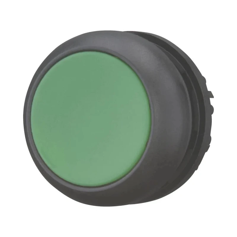 Eaton RMQ Titan M22 Series Green Round Push Button Switch, Momentary Spring Return, Panel Mount, 22 mm 216597 M22S-D-G