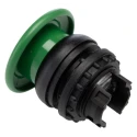 Eaton RMQ Titan M22 Series Panel Mount Push-Button Switch, Spring Return, Momentary, 22 mm Cutout, IP67 216717 M22S-DP-G