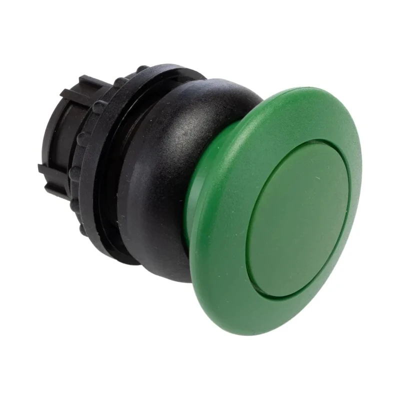Eaton RMQ Titan M22 Series Panel Mount Push-Button Switch, Spring Return, Momentary, 22 mm Cutout, IP67 216717 M22S-DP-G