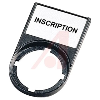 Eaton Legend Plate Holder with Insert for Use with 22.5 mm Modular Pushbuttons and Indicating Light 256798 M22S-ST-X53