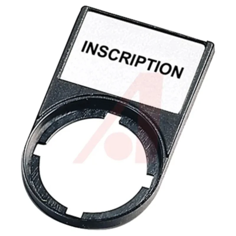 Eaton Legend Plate Holder with Insert for Use with 22.5 mm Modular Pushbuttons and Indicating Light 256798 M22S-ST-X53