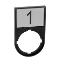 Eaton Legend Plate Holder with Insert for Use with 22.5 mm Modular Pushbuttons and Indicating Light 256797 M22S-ST-X52