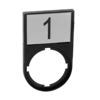 Eaton Legend Plate Holder with Insert for Use with 22.5 mm Modular Pushbuttons and Indicating Light 256797 M22S-ST-X52