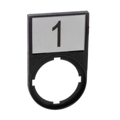 Eaton Legend Plate Holder with Insert for Use with 22.5 mm Modular Pushbuttons and Indicating Light 256797 M22S-ST-X52