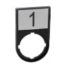 Eaton Legend Plate Holder with Insert for Use with 22.5 mm Modular Pushbuttons and Indicating Light 256797 M22S-ST-X52