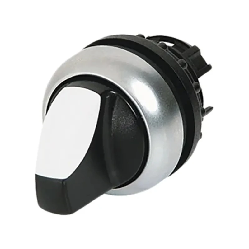 Eaton M22 Series 2 Position Selector Switch Head, 22 mm Cutout, Black Handle, IP66 216874 M22-WKV