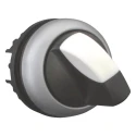 Eaton M22 Series 2 Position Selector Switch Head, 22 mm Cutout, Black Handle, IP66 216874 M22-WKV