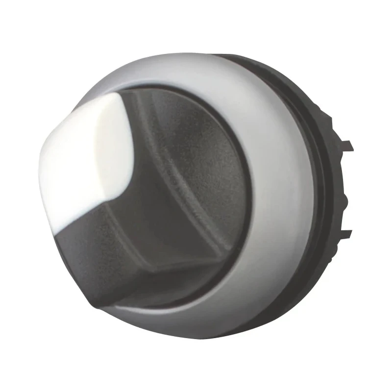 Eaton M22 Series 2 Position Selector Switch Head, 22 mm Cutout, Black Handle, IP66 216874 M22-WKV