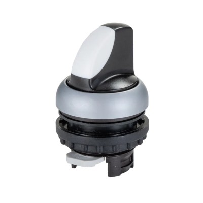 Cooper Bussmann RMQ-Titan Series 4 Position Selector Switch Head, 22 mm Cutout, Black Handle, IP66 279431 M22-WRK4