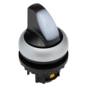 Eaton RMQ-Titan Series 3 Position Illuminated Selector Switch Head 22 mm Cutout White Handle IP66 216833 M22-WLK3-W