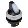 Eaton RMQ-Titan Series 3 Position Illuminated Selector Switch Head 22 mm Cutout White Handle IP66 216833 M22-WLK3-W