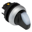 Eaton RMQ-Titan Series 3 Position Illuminated Selector Switch Head 22 mm Cutout White Handle IP66 216833 M22-WLK3-W
