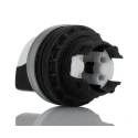 Eaton M22 Series 3 Position Selector Switch Head, 22 mm Cutout, Black Handle, IP66 216872 M22-WRK3