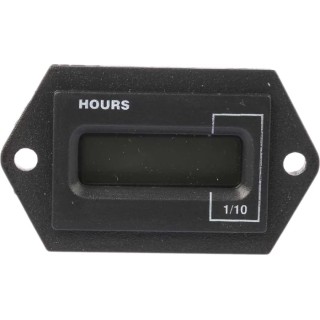 Curtis 6 Digit LCD Panel Mount Hour Meter 230V AC Solid-State Electrical Reset 700TXR002N-48150D100230A