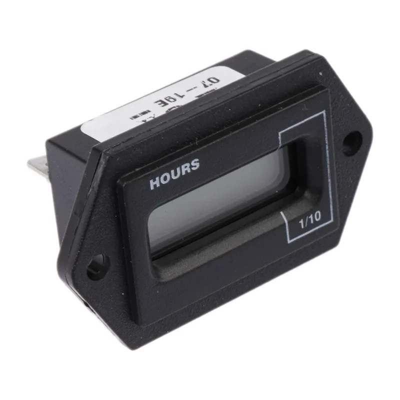Curtis 6 Digit LCD Panel Mount Hour Meter 230V AC Solid-State Electrical Reset 700TXR002N-48150D100230A