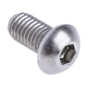 RS PRO Stainless Steel Bright Zinc Hex Socket Cap Screw M8 x 16 mm 10.9 Grade 185-5794