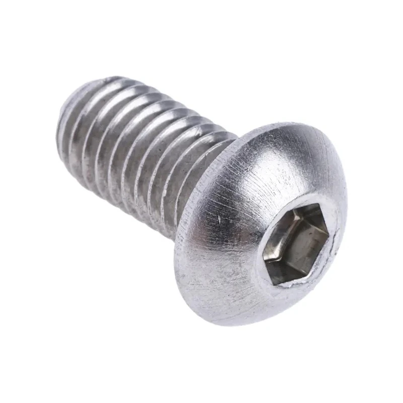 RS PRO Stainless Steel Bright Zinc Hex Socket Cap Screw M8 x 16 mm 10.9 Grade 185-5794