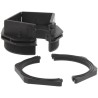 RS PRO Black Polyamide 6.6 Separable Cable Gland Kit M63, Halogen-Free, IP66 Rated, Series 5 185-6106