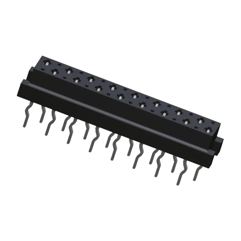 TE Connectivity Micro-MaTch Series Through Hole 16-Contact 2 Row 1.27 mm Pitch PCB Socket 1-2178710-6
