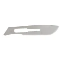 Swann-Morton Carbon Steel Curved Scalpel Blade No.21, 100 Pieces per Package 1107