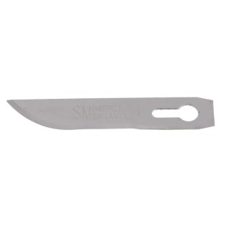 Swann-Morton Carbon Steel Curved Scalpel Blade SM 04, Heavy Duty Surgical Style, 50 Pieces 4214