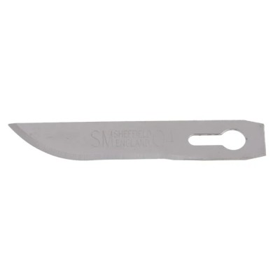 Swann-Morton Carbon Steel Curved Scalpel Blade SM 04, Heavy Duty Surgical Style, 50 Pieces 4214