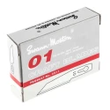 Swann-Morton Carbon Steel Flat Scalpel Blade 50 Pieces SM01