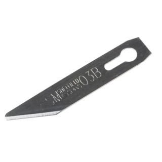 Masterplug Carbon Steel Flat Scalpel Blade 50 Pieces SM03B