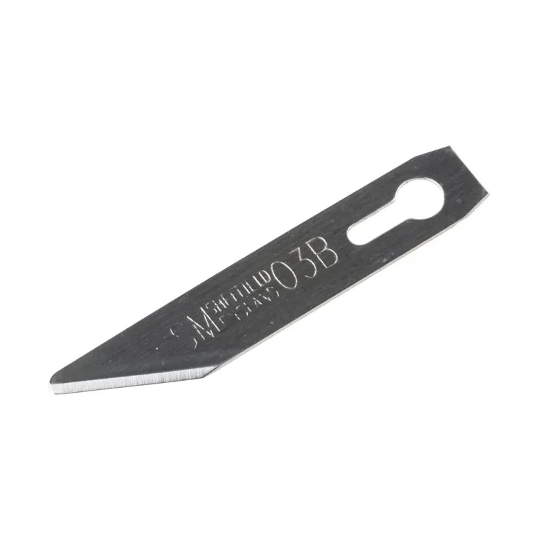 Masterplug Carbon Steel Flat Scalpel Blade 50 Pieces SM03B