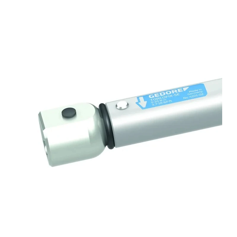 Gedore DMSE 150 Click Torque Wrench 30 To 150 Nm, 9 x 12 mm Rectangular Drive, Satin Chrome, Tubular Steel, Accuracy 2641453