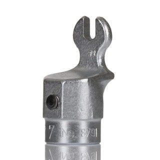 Gedore Torque Wrench Insert, Spanner Head 9 x 12 mm Insert, 7 mm Chrome Finish 7774470