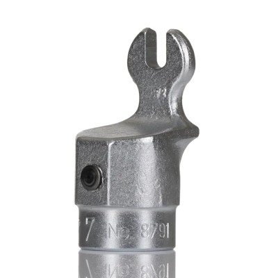 Gedore Torque Wrench Insert, Spanner Head 9 x 12 mm Insert, 7 mm Chrome Finish 7774470
