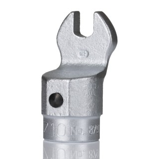 Gedore Torque Wrench Insert Square Spanner Head 9 x 12 mm Insert Size 10 mm Chrome Finish 7710070