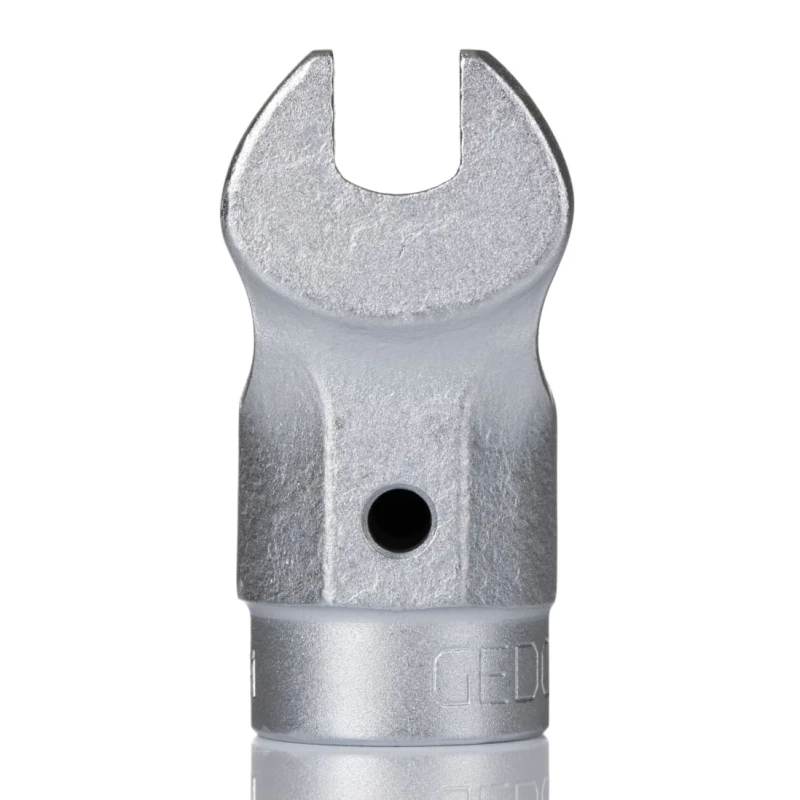 Gedore Torque Wrench Insert Square Spanner Head 9 x 12 mm Insert Size 10 mm Chrome Finish 7710070