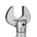 Gedore Torque Wrench Insert Open-Ended Hex Spanner Head 9 x 12 mm Insert Size 28 mm Chrome Finish 1207008