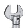 Gedore Torque Wrench Insert Open-Ended Hex Spanner Head 9 x 12 mm Insert Size 28 mm Chrome Finish 1207008