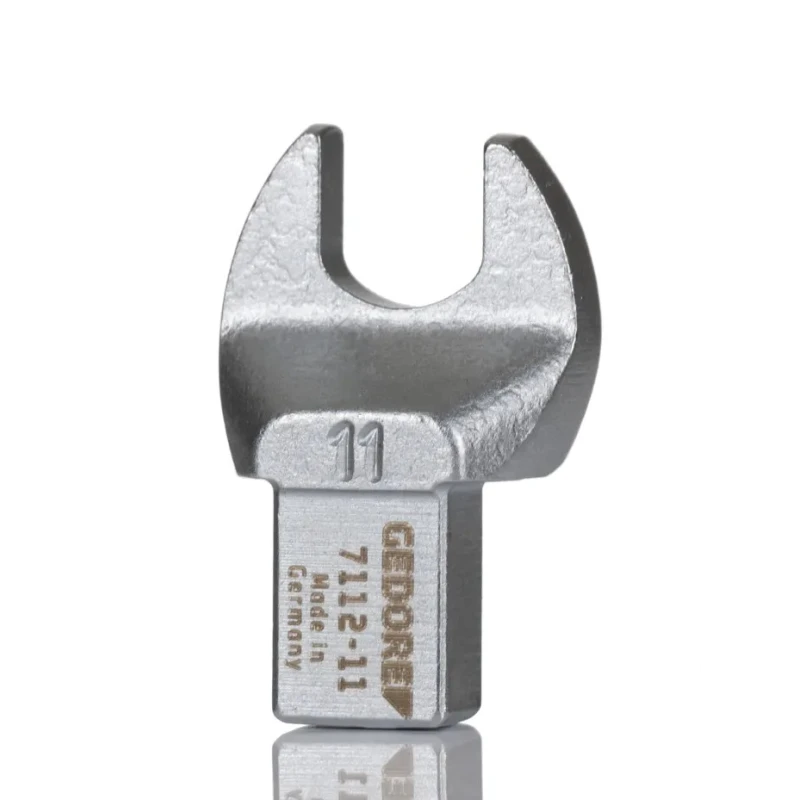 Gedore Open End Spanner Head 11 mm, 9 x 12 mm Insert Size, Vanadium Steel Chrome Finish 7688980