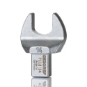 Gedore Torque Wrench Insert Open End Spanner Head 9 x 12 mm Insert Size, 14 mm, Chrome Finish 7689360