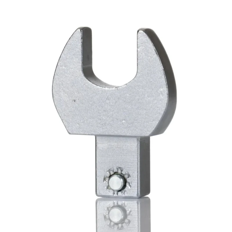 Gedore Torque Wrench Insert Open End Spanner Head 9 x 12 mm Insert Size, 14 mm, Chrome Finish 7689360