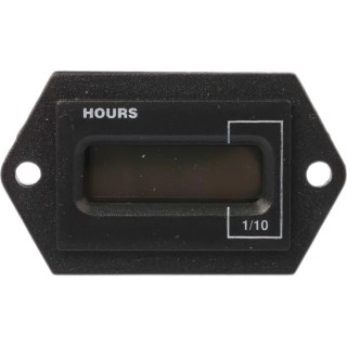 Curtis 700 Digital Hour Meter, 6 Digit LCD Panel Mount Resettable 60V AC 5mm Digit Height 701TXR002N-1248D2060A