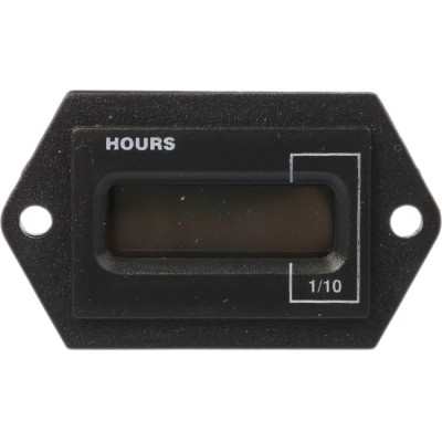 Curtis 700 Digital Hour Meter, 6 Digit LCD Panel Mount Resettable 60V AC 5mm Digit Height 701TXR002N-1248D2060A