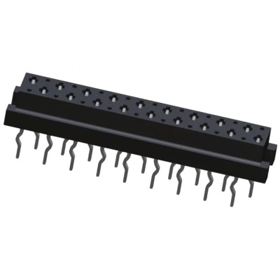 TE Connectivity Micro-MaTch Series Straight Through Hole PCB Socket 18-Contact 2 Row 1.27mm Pitch Solder 1-2178710-8