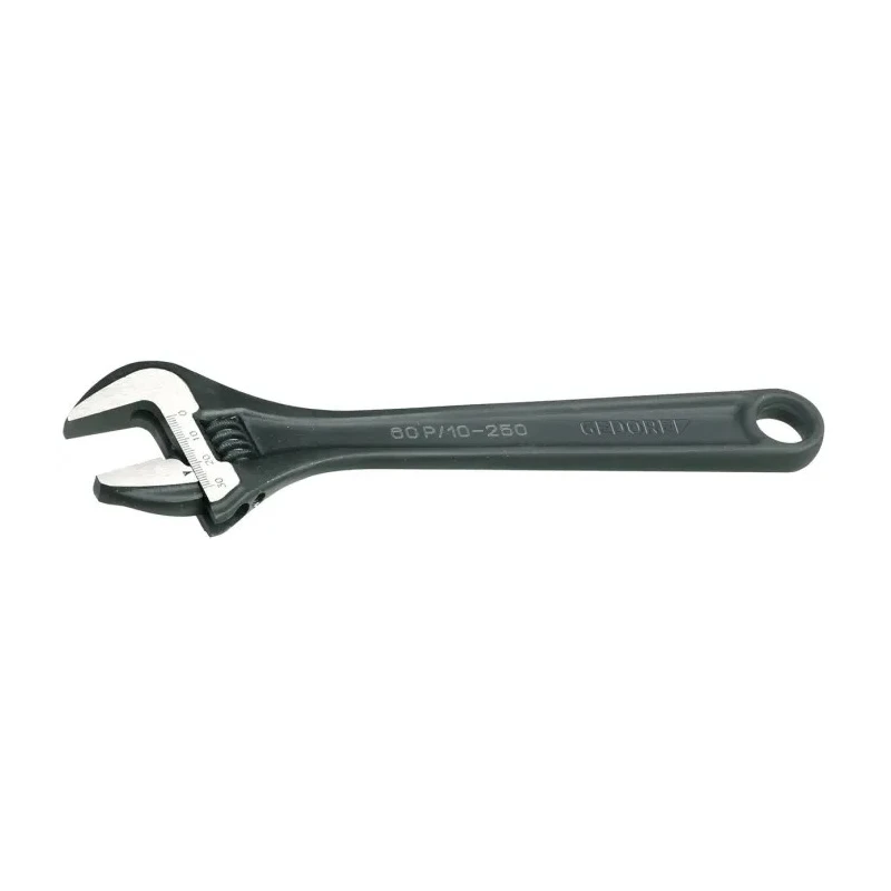 Gedore Adjustable Spanner 30 mm Jaw Capacity 255mm Overall Length Vanadium Steel Phosphate Finish 6380720