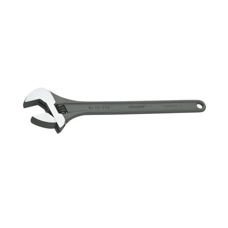 Gedore 43 mm Jaw Capacity Adjustable Spanner 380mm Overall Length Vanadium Steel Metal Handle 6368430