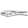 Gedore 5-Piece Locking Plier Set, Vanadium Steel, Nickel Plated, 185mm Length, Jaw Opening 25mm 6406620