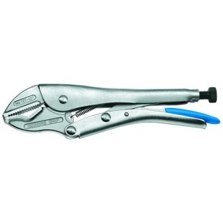 Gedore 5-Piece Locking Plier Set 230mm Overall Length Nickel Plated Vanadium Steel 6406700