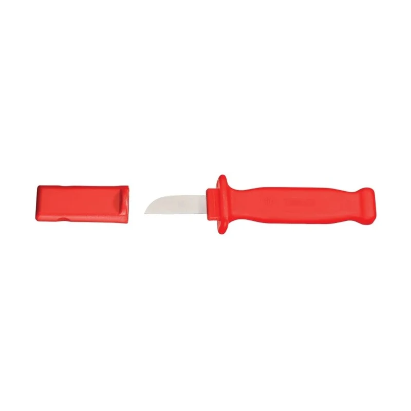 Gedore Insulated Cable Knife VDE/1000V Approved, 180mm Overall Length, 50mm Blade Length 6690400